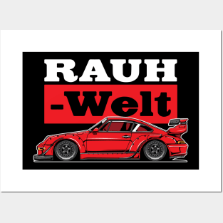 RWB-RED Posters and Art